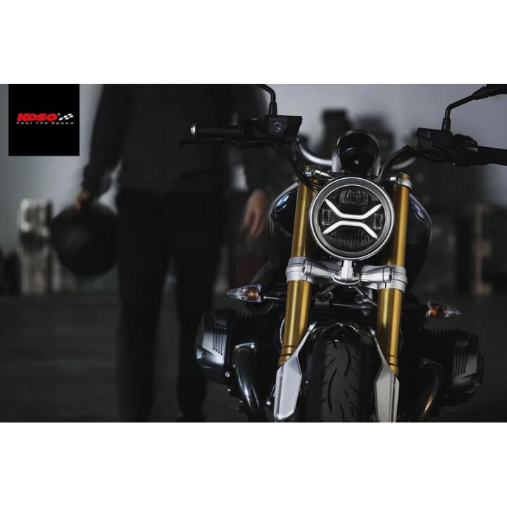 Insert de phare LED KOSO XENITH - fixation latérale | Oxmoto