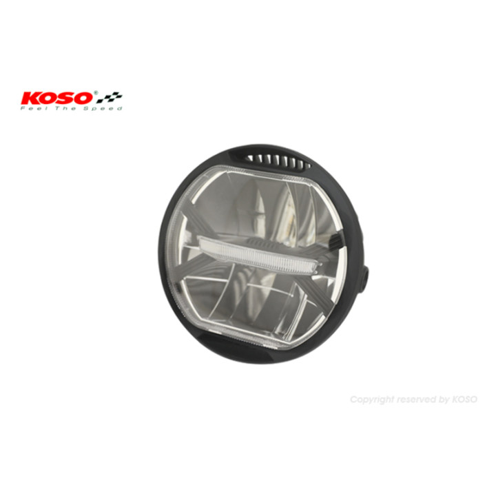 Phare LED KOSO Thunderbolt 170mm | Oxmoto