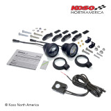 Kit phares anti-brouillard LED KOSO Aurora | Oxmoto