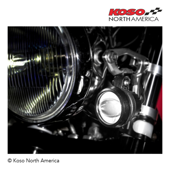 Kit phares anti-brouillard LED KOSO Aurora | Oxmoto