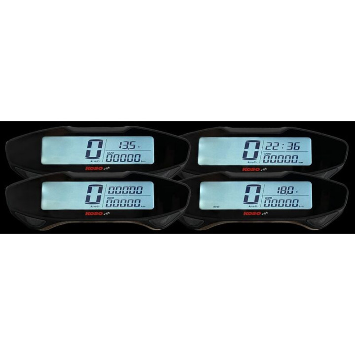 Compteur de vitesse KOSO DB EX-03 homologué TUEV | Oxmoto
