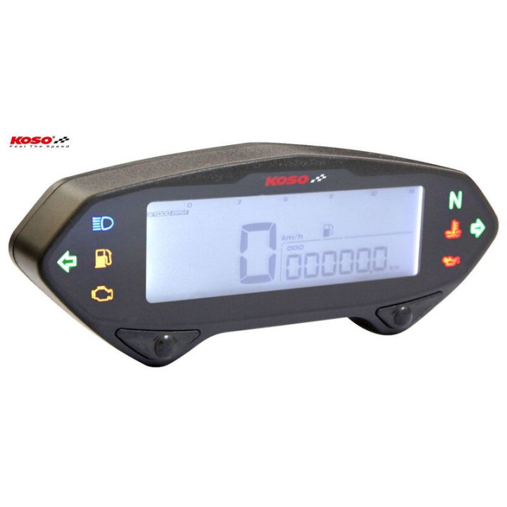 Compteur multifonctions KOSO DB-01RN LCD noir | Oxmoto