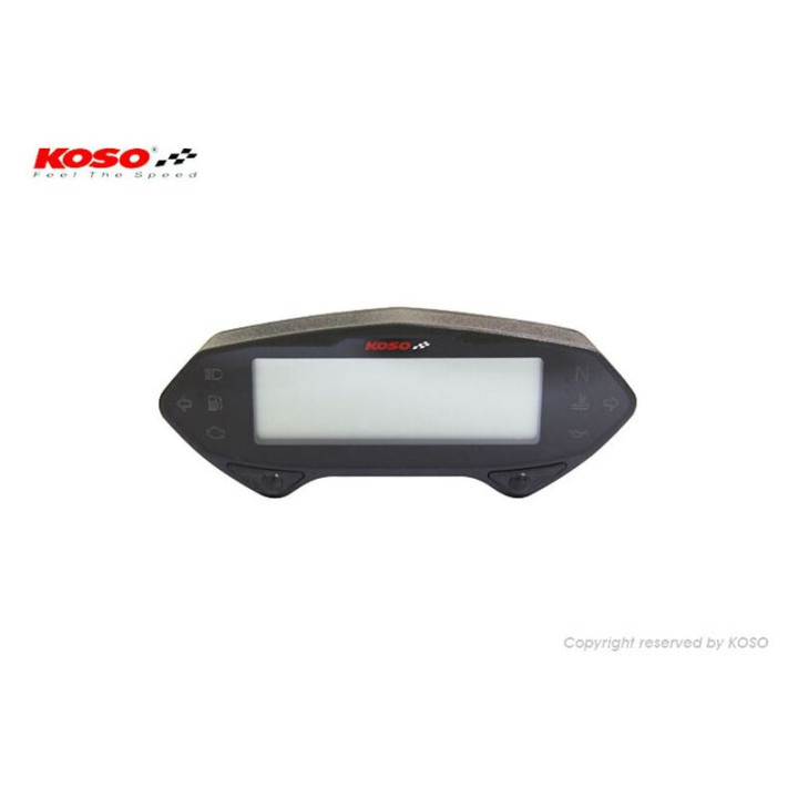 Compteur multifonctions KOSO DB-01RN LCD noir | Oxmoto