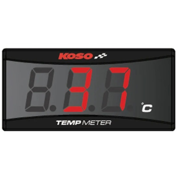 Thermomètre KOSO Superslim - rouge | Oxmoto
