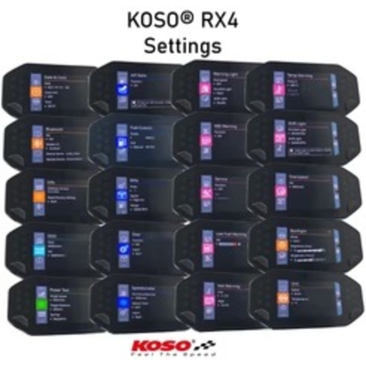 Compteur KOSO RX4 pour Yamaha MT-07 (2021-) | Oxmoto