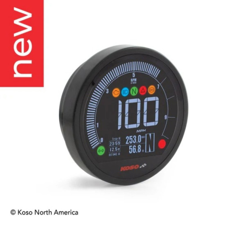 Compteur multifonction KOSO DL-04 Unlimited | Oxmoto