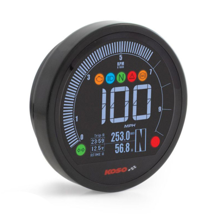 Compteur digital KOSO DL-04 - BMW R Nine T | Oxmoto