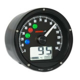 Compteur de vitesse KOSO D75 noir | Oxmoto