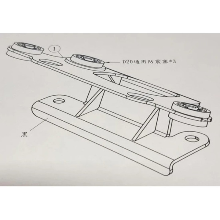 Support compteur KOSO RX4 pour MT-09 2020 | Oxmoto