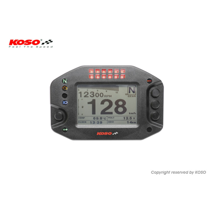 Compteur multifonctions KOSO Rs2 | Oxmoto