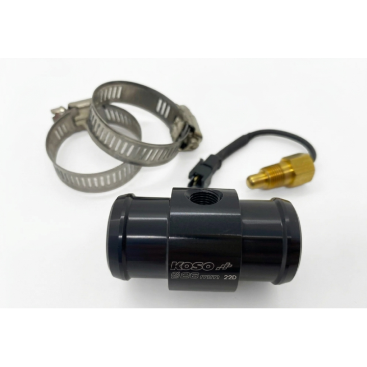 Adaptateur de sonde de température d'eau Koso pour durite Ø26mm