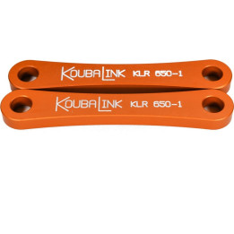 Kit de rabaissement de selle Koubalink (31.8 mm) orange - Kawasaki KLR650
