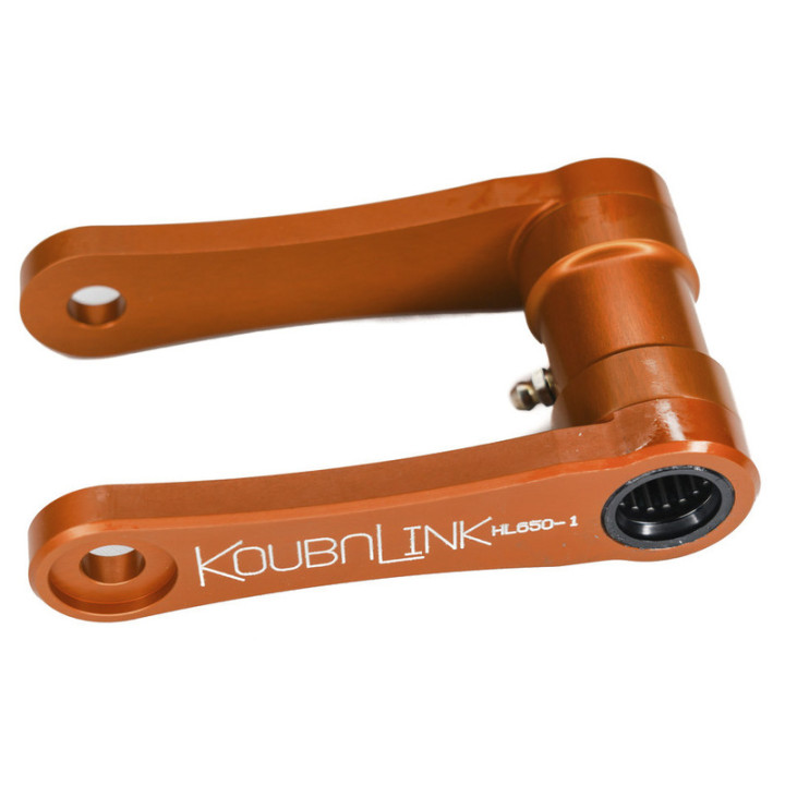 Kit de rabaissement de selle Koubalink (25.4 mm) orange - Husqvarna TR650 Strada / Terra