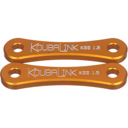 Kit de rabaissement de selle Koubalink (38.1 mm) orange - Kawasaki KL250 / Super Sherpa