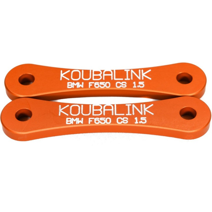 Kit de rabaissement de selle Koubalink (38.1 mm) orange - BMW F650CS