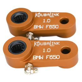 Kit de rabaissement de selle Koubalink (25.4 mm) orange - BMW F650 Funduro