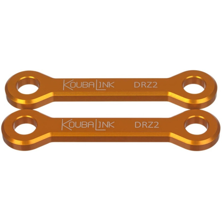 Kit de rabaissement de selle Koubalink (31.8 mm) orange - Kawasaki / Suzuki
