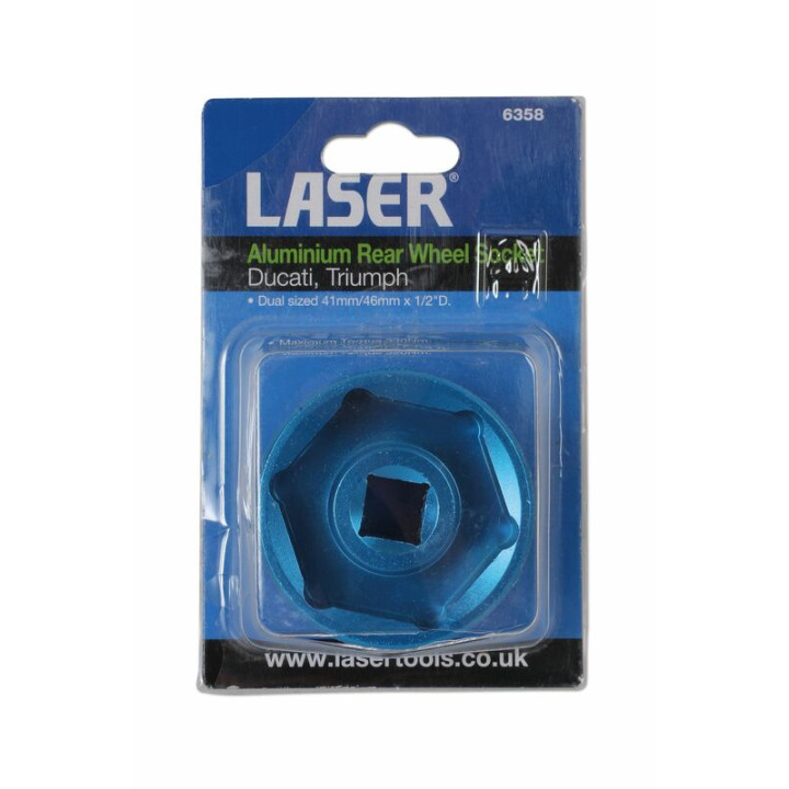Douille à impact LASER TOOLS roue 41mm/46mm 6358 | Oxmoto