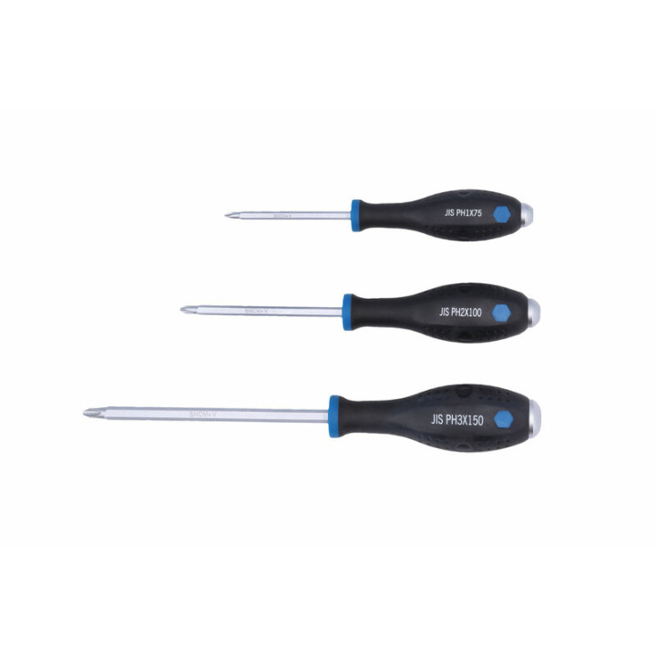 Tournevis à impact LASER TOOLS JIS - 3 pièces | Oxmoto