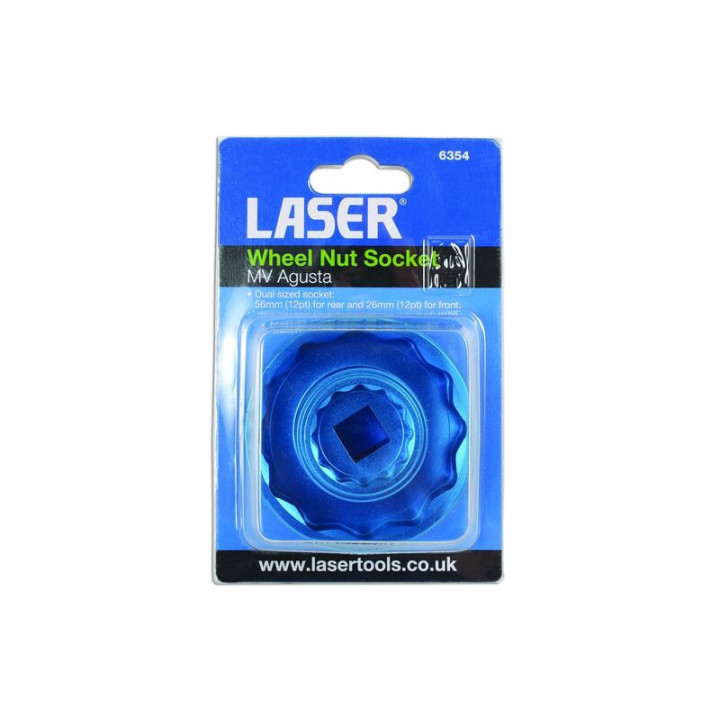 Douille à impact LASER TOOLS roue 26mm/56mmMV Augusta