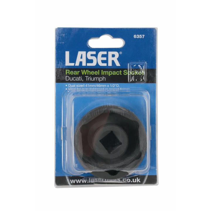 Douille à impact LASER TOOLS roue 41mm/46mm 6357 | Oxmoto