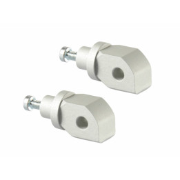 Supports de repose-pieds arrière Lightech FTP009SIL | Oxmoto