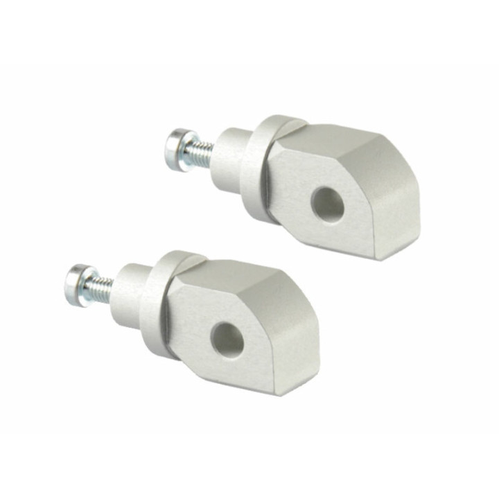 Supports de repose-pieds arrière Lightech FTP026SIL | Oxmoto
