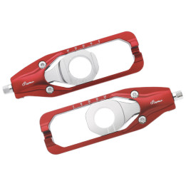 Tendeur de chaîne Lightech - Rouge TESU009ROS | Oxmoto