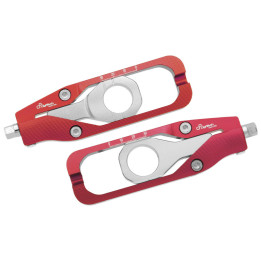 Tendeur de chaîne Lightech - Rouge TEKA003ROS | Oxmoto