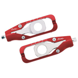 Tendeur de chaîne Lightech - Rouge TEHO002ROS | Oxmoto