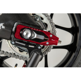 Tendeur de chaîne Lightech - Rouge TEYA005ROS | Oxmoto