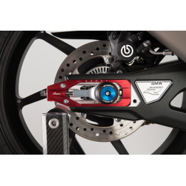 Tendeur de chaîne Lightech - Rouge TEBM003ROS | Oxmoto