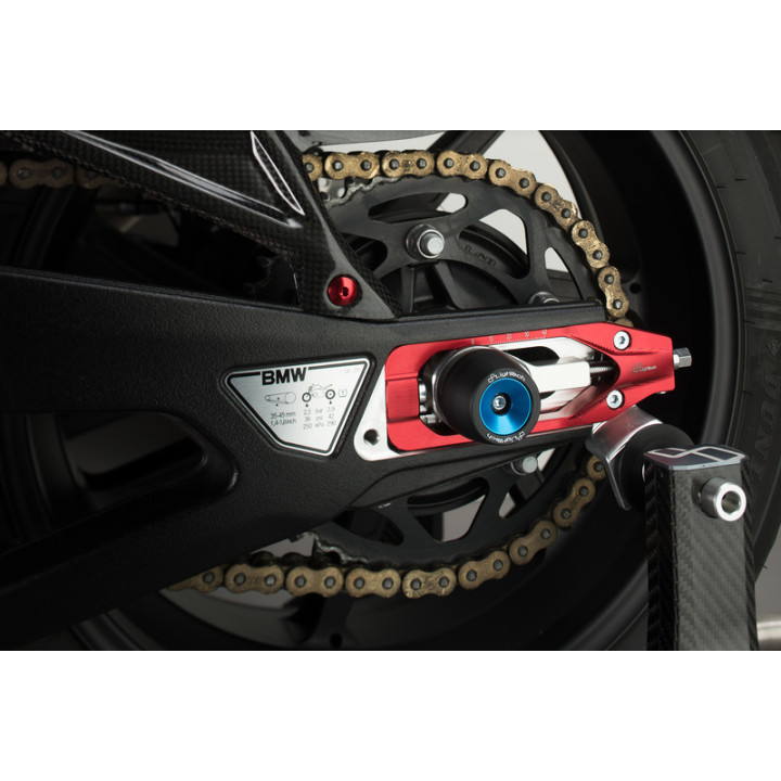 Tendeur de chaîne Lightech - Rouge TEBM003ROS | Oxmoto