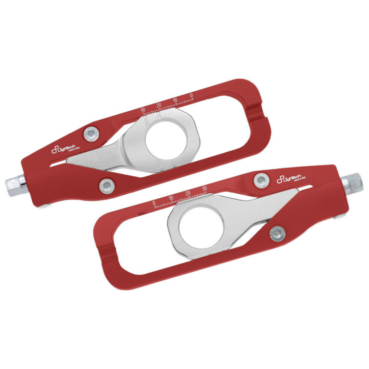 Tendeur de chaîne Lightech - Rouge TEKA002ROS | Oxmoto