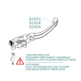 Kit de leviers repliables et réglables Lightech - Type J KLEV142J