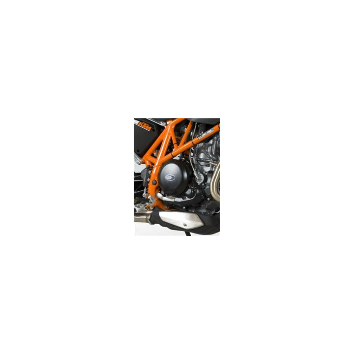 Couvre-carter droit R&G RACING noir KTM/Husqvarna | Oxmoto