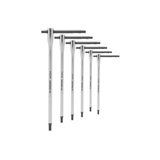 Jeu de 6 clés FACOM en t 6 pans avec barre coulissante