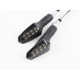 Clignotants Lightech Led plastique ABS noir FRE926NER