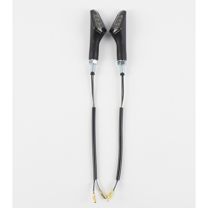 Clignotants Lightech Led plastique ABS noir FRE926NER