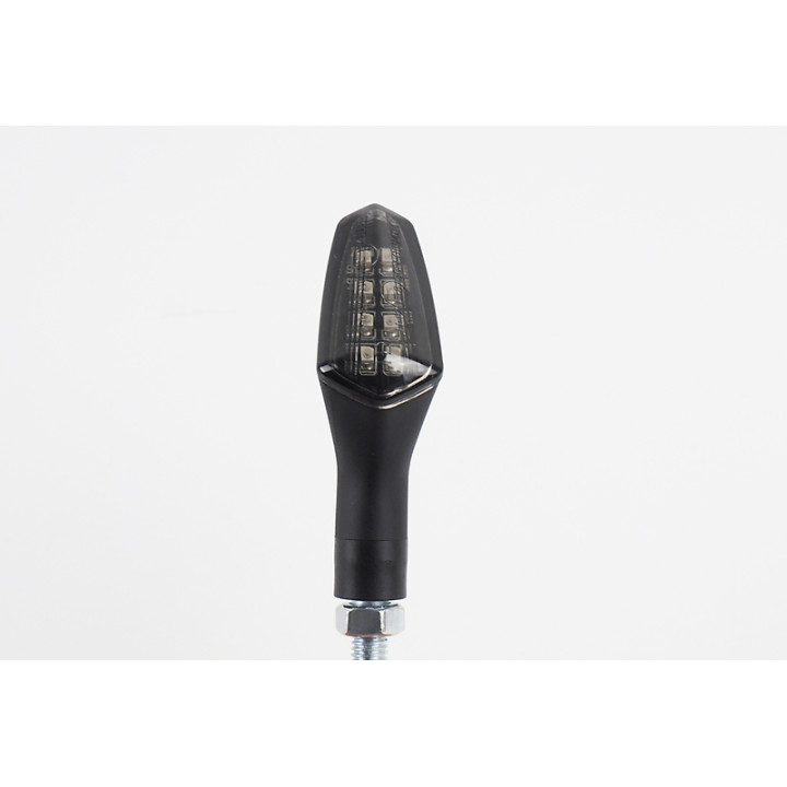 Clignotants Lightech Led plastique ABS noir FRE926NER
