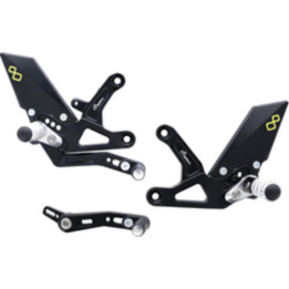 Commandes reculées réglables Lightech repliables - sélection standard/inversée FTRTR006W