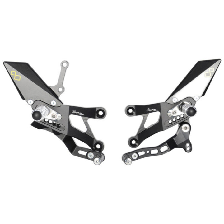 Commandes reculées réglables Lightech repliables - sélection standard FTRYA013W