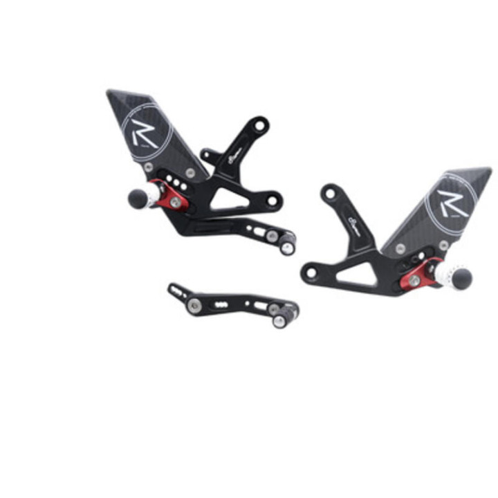 Commandes reculées réglables Lightech Racing - sélection standard/inversée FTRTR006R