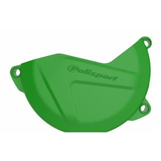 Protection de carter d'embrayage Polisport vert Kawasaki kx450f