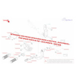Commandes reculées réglables Lightech Racing - sélection standard/inversée FTRHO011R
