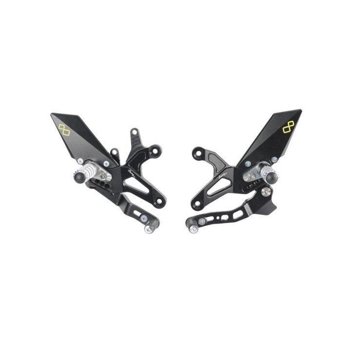 Commandes reculées réglables Lightech repliables - sélection inversée FTRKA009W