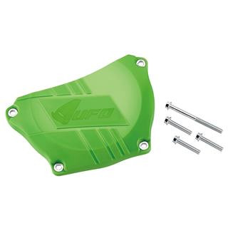 Protège carter embrayage UFO vert Kawasaki kx250f | Oxmoto