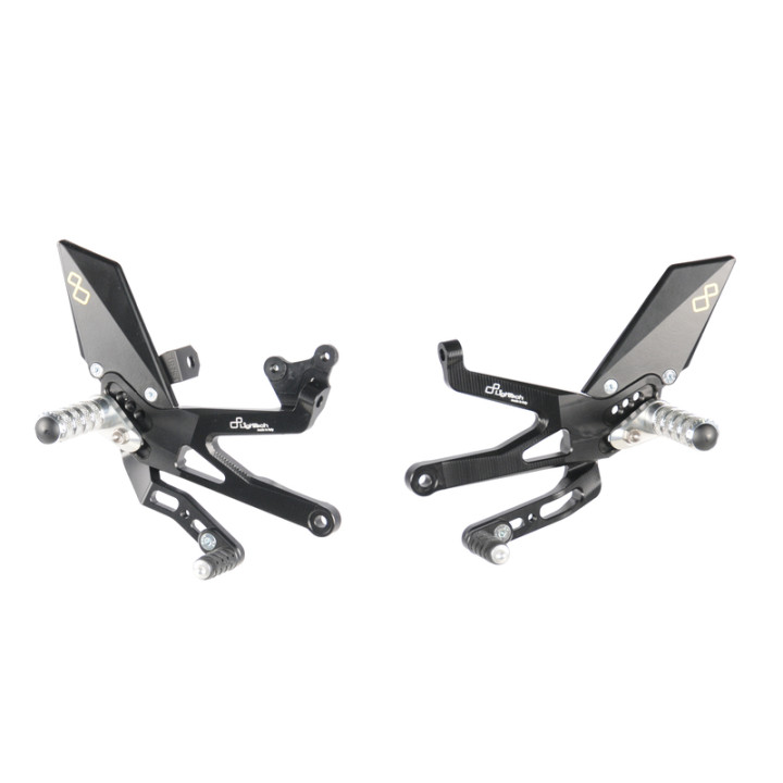 Commandes reculées réglables Lightech repliables - sélection inversée FTRDU012W