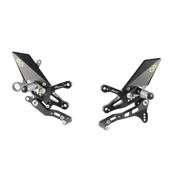 Commandes reculées réglables Lightech repliables - sélection standard FTRAP004W