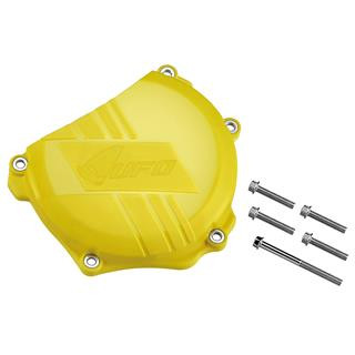 Protège carter embrayage UFO jaune Suzuki rm-z250 | Oxmoto